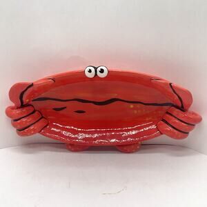 Nicole Engblom ceramic crab serving dish
